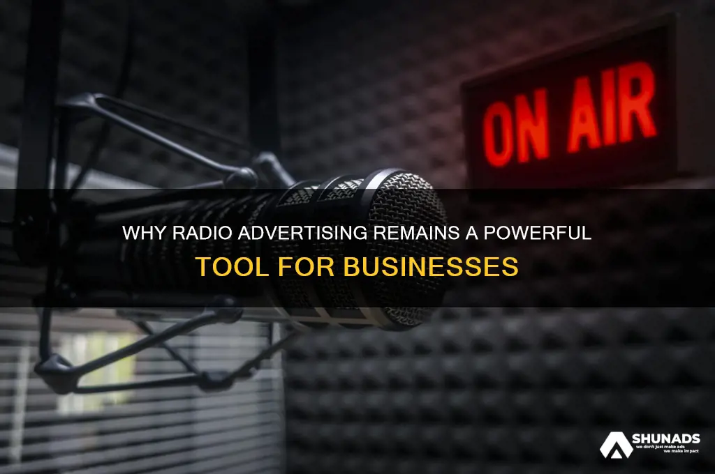 why do companies use radio to advertise