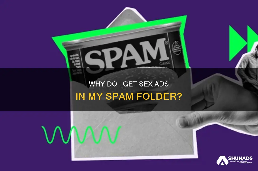 why do i get sex advertisements in my spam folder