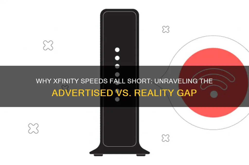 why do i never get the xfinity speeds advertised