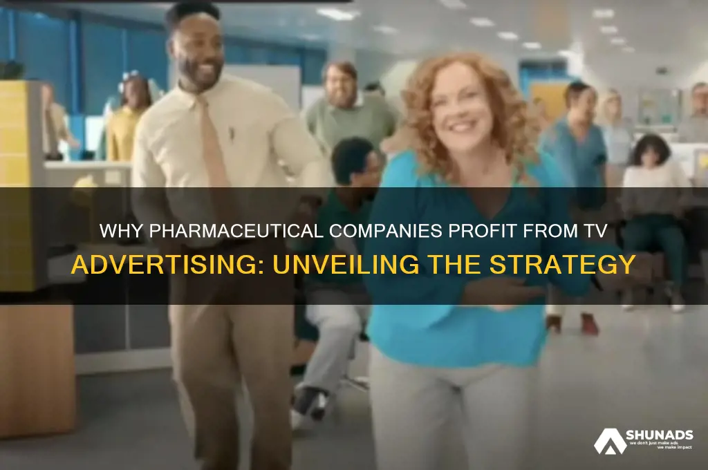 why do pharmaceutical companies get paid to advertise on tv