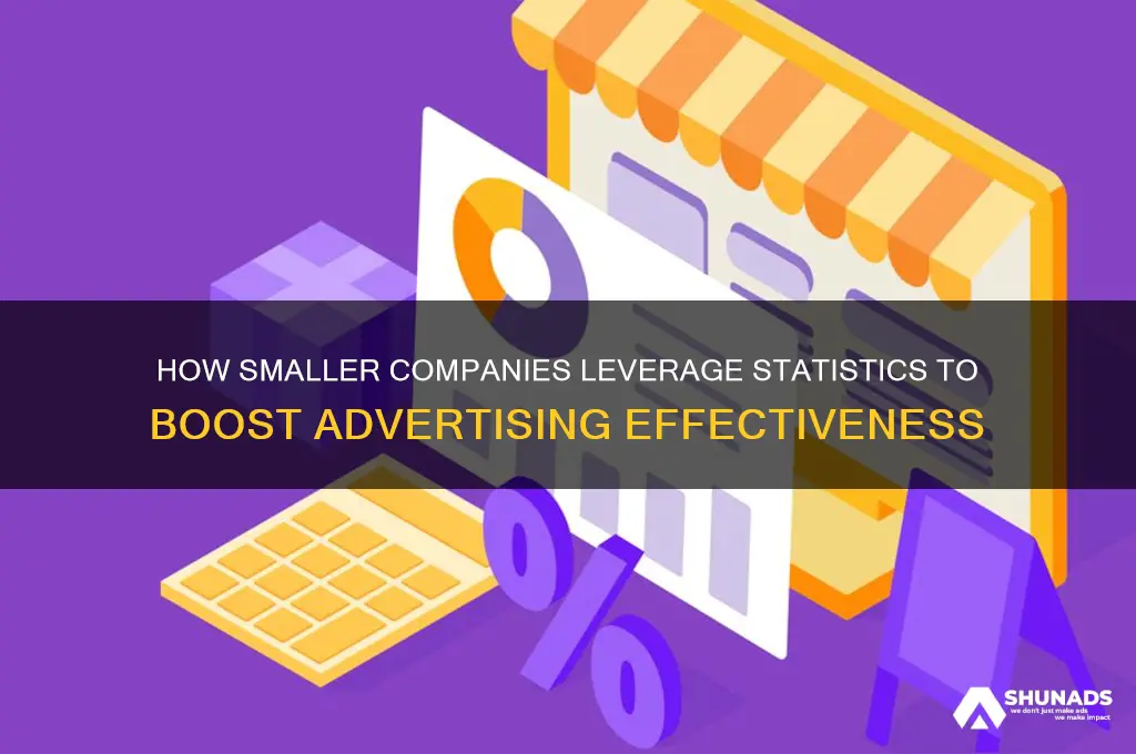 why do smaller companies use statistics in advertising