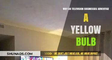 Why TV Brands Use Yellow Bulbs in Their Advertisements