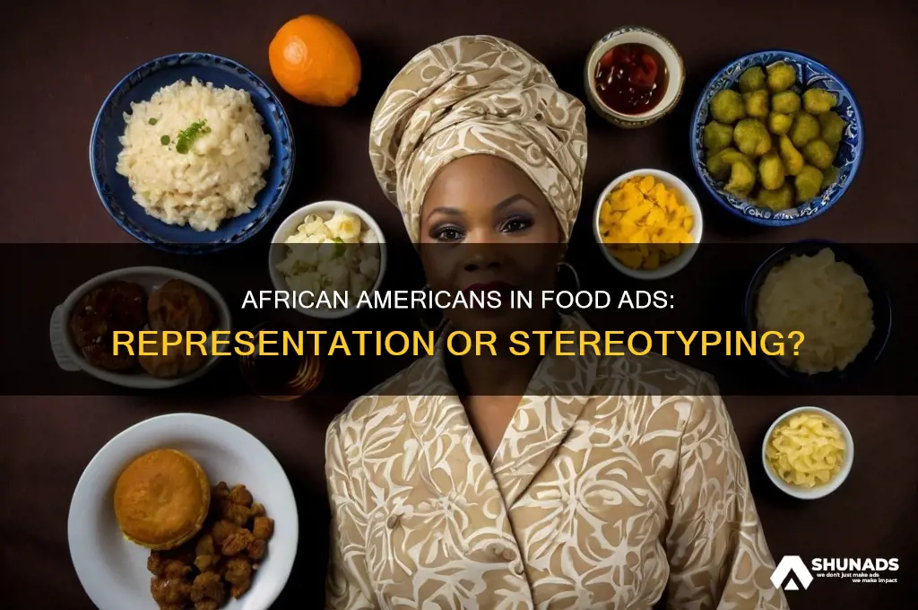 why do they use african americans in food advertisement