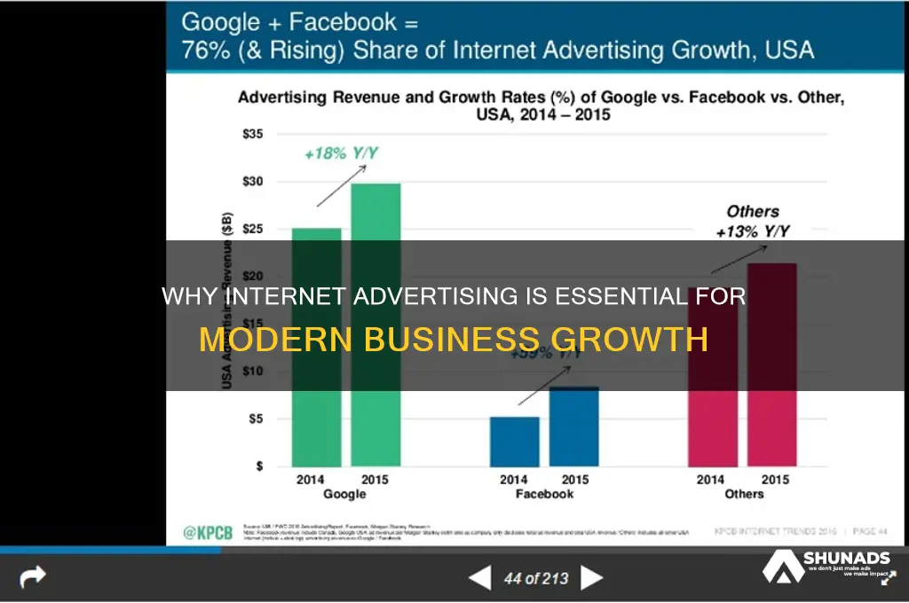 why is internet advertising used