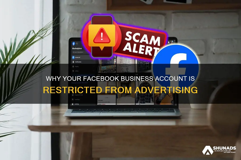 why is my facebook business account restricted from advertising