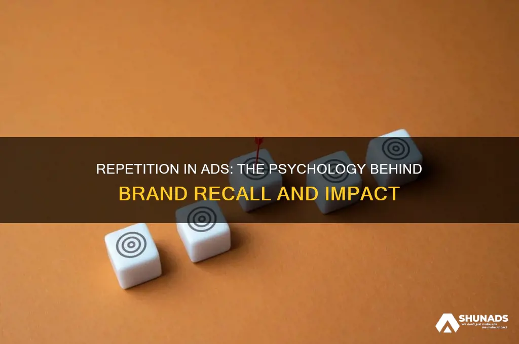 why is repetition used in advertisements