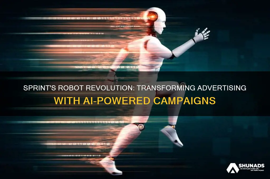 why is sprint using robots in advertising