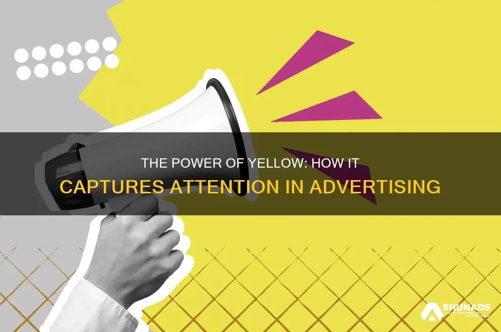 why is the color yellow used in advertising