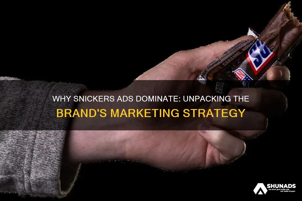 why is the company advertising snickers