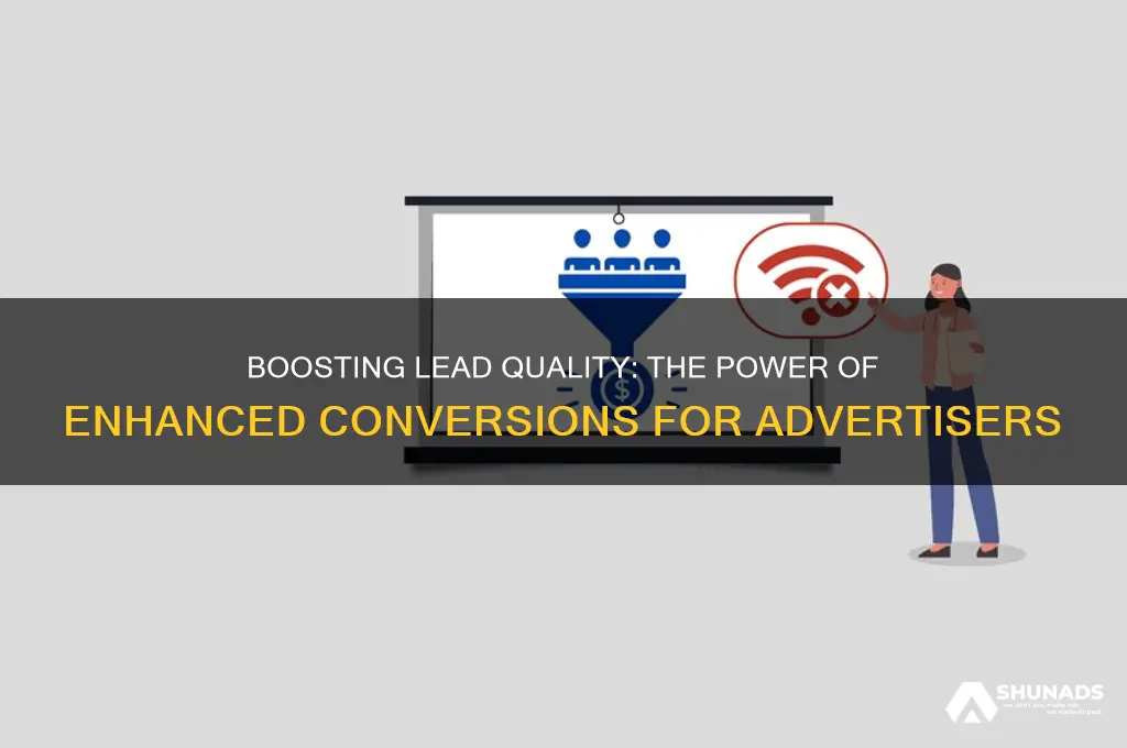 why might an advertiser use enhanced conversions for leads
