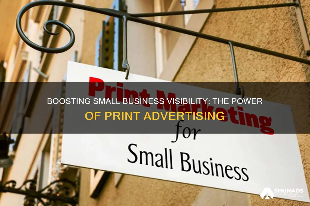 why small businesses should use print advertising