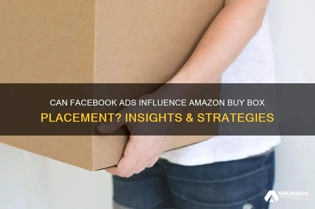 will advertising on facebook lower the buy box on amazon